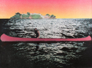 “Canoe Island”, 2000, serigraph, edition 250/300, 29" x 39.5"