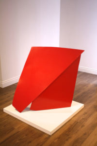 “Tioga (interim version)”, 2007, painted aluminum, 36" h x 36" w