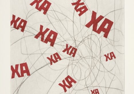 The Nose Opera (Nose 28), 2009 Drypoint, engraving, sugarlift aquatint 15.7 x 13.7 in, edition of 50